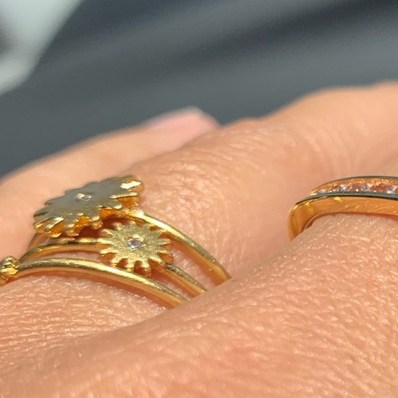 NWOT Madewell My Three Suns 🌞 Ring Set - Picture 7 of 11